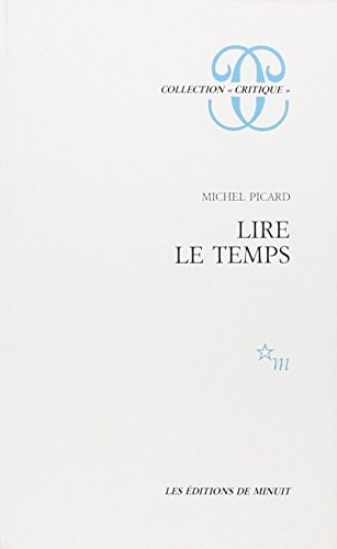 LIRE LE TEMPS, de Picard | portada del libro