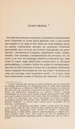 LE PHILOSOPHE ET SON SCALPEL, de Stéphane Ferret | portada del libro