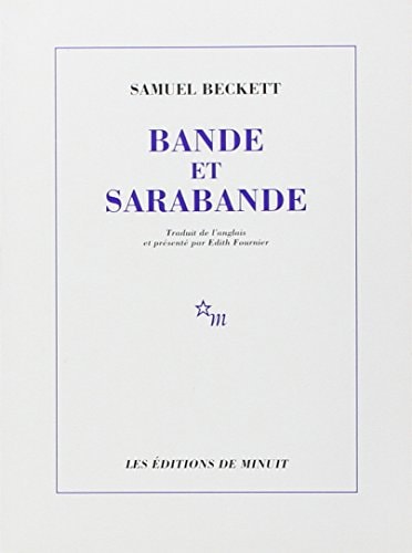 BANDE ET SARABANDE, de Samuel Beckett | portada del libro