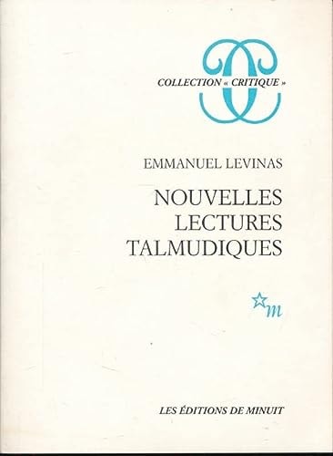 NOUVELLES LECTURES TALMUDIQUES, de Emmanuel Lévinas | portada del libro