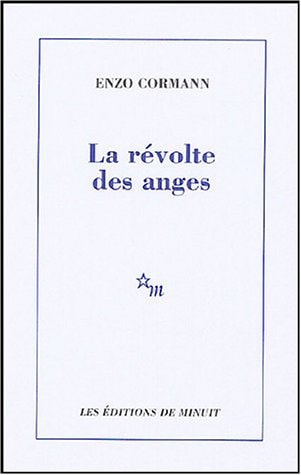 LA REVOLTE DES ANGES, de Enzo Cormann | portada del libro