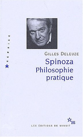SPINOZA : PHILOSOPHIE PRATIQUE, de Gilles Deleuze | portada del libro