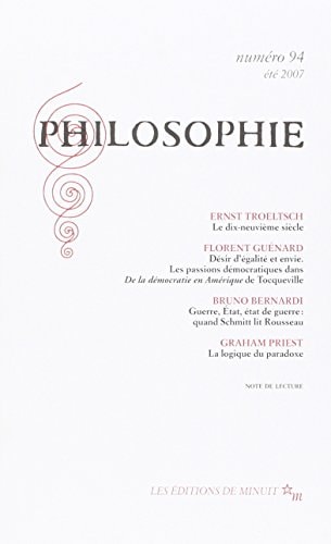 PHILOSOPHIE 94, de COLLECTIF | portada del libro