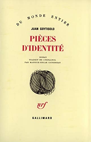PIECES D'IDENTITE, de Goytisolo | portada del libro