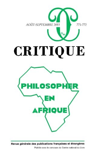 REVUE CRITIQUE 771 772, de COLLECTIF | portada del libro
