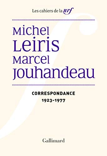 CORRESPONDANCE 1923-1977, de Denis Hollier | portada del libro