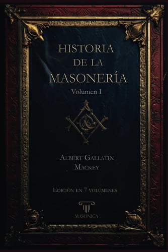 HISTORIA DE LA MASONERIA VOLUMEN I, de ALBERT G. MACKEY | portada del libro