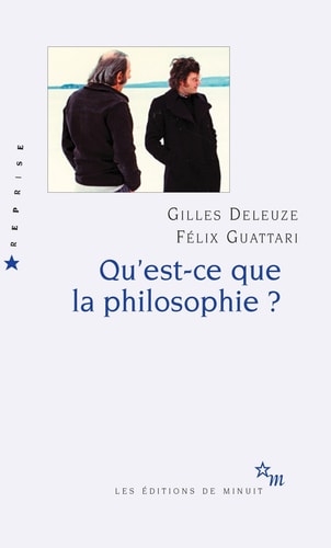 QU EST CE QUE LA PHILOSOPHIE, de Gilles Deleuze | portada del libro