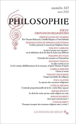 PHILOSOPHIE 145, de Collectif | portada del libro