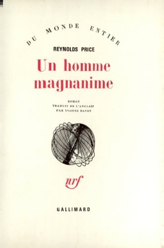HOMME MAGNANIME, de Reynolds Price | portada del libro