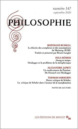 PHILOSOPHIE 147, de COLLECTIF | portada del libro
