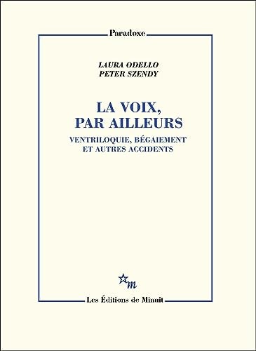 LA VOIX PAR AILLEURS, de Laura Odello | portada del libro