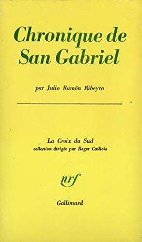 CHRONIQUE DE SAN GABRIEL, de Julio Ramón Ribeyro | portada del libro