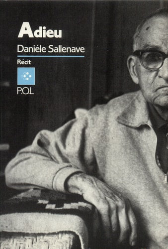 ADIEU, de Sallenave | portada del libro