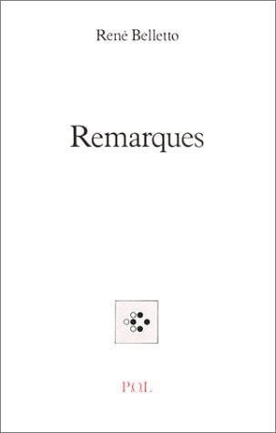 REMARQUES, de Belletto | portada del libro