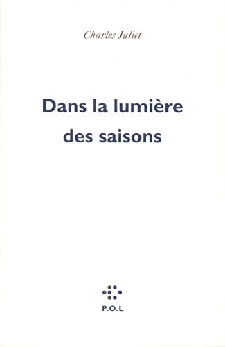 DANS LA LUMIERE DES SAISONS, de Juliet | portada del libro