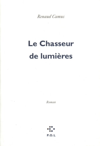 CHASSEUR DE LUMIERES, de Camus | portada del libro
