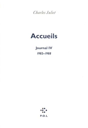 ACCUEILS JOURNAL 4 1982-1988, de Juliet | portada del libro