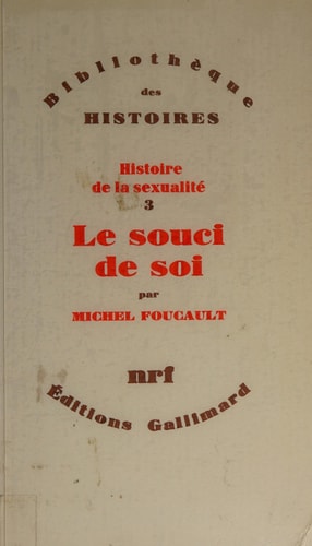 LE SOUCI DE SOI, de Foucault | portada del libro