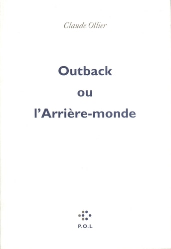 OUTBACK OU L'ARRIERE-MONDE, de Ollier | portada del libro