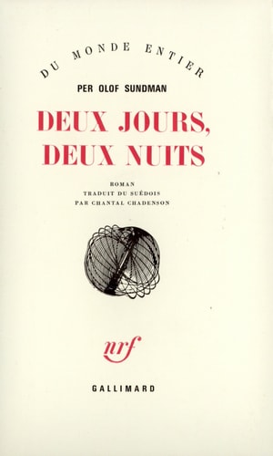DEUX JOURS DEUX NUITS, de Per Olof Sundman | portada del libro