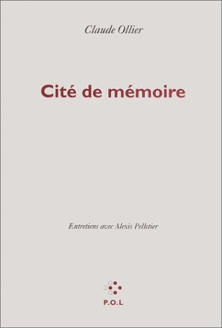 CITE DE MEMOIRE, de Ollier | portada del libro