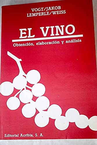 El vino, de VOGT | portada del libro