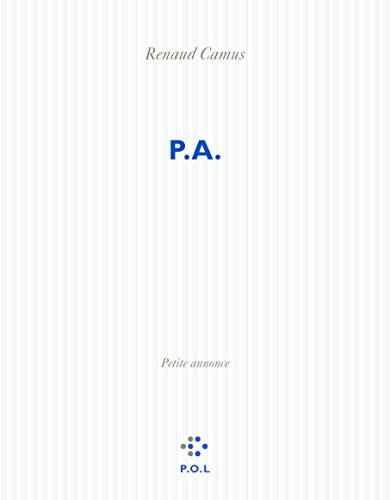 P.A., de Camus | portada del libro