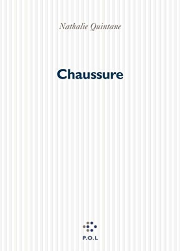CHAUSSURE, de Quintane | portada del libro