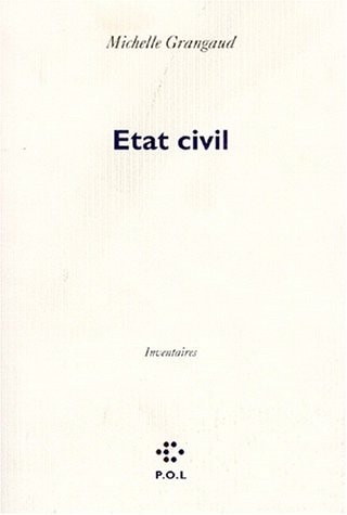 ETAT CIVIL, de Grangaud | portada del libro