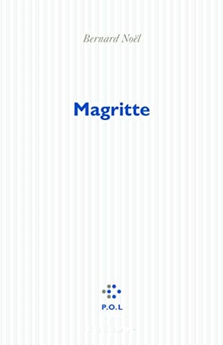 MAGRITTE, de Bernard Noël | portada del libro