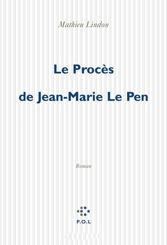 PROCES DE JEAN-MARIE LE PEN, de Lindon | portada del libro