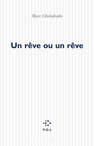 REVE OU UN REVE, de Cholodenko | portada del libro