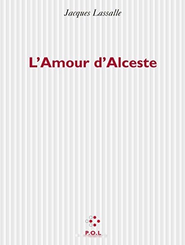 AMOUR D'ALCESTE, de Lassalle | portada del libro