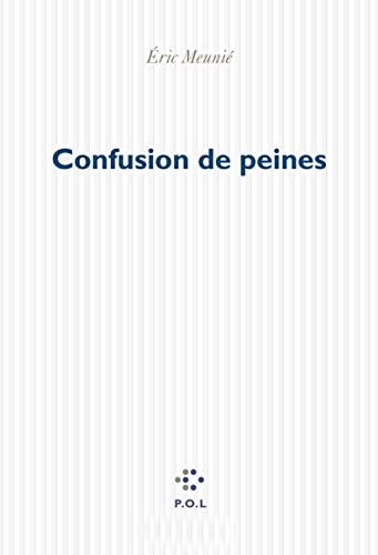 CONFUSION DE PEINES, de Eric Meunié | portada del libro