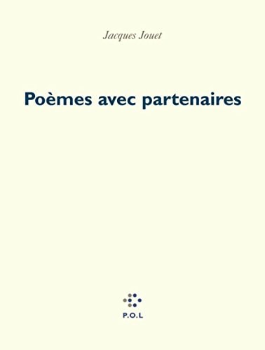 POEMES AVEC PARTENAIRES, de Jacques Jouet | portada del libro