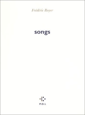 SONGS, de Boyer | portada del libro