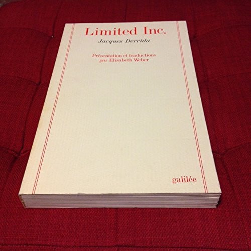 LIMITED INC, de DERRIDA J | portada del libro