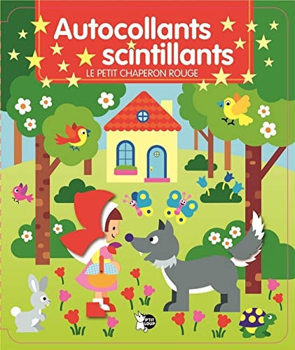 LE PETIT CHAPERON ROUGE AUTOCOLLANTS SCINTILLANTS, de Jordi Busquet | portada del libro