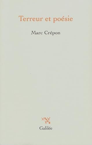 TERREUR ET POESIE, de CREPON M | portada del libro