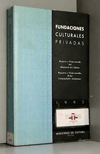 Fundaciones culturales privadas, de Varios autores | portada del libro