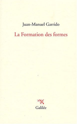LA FORMATION DES FORMES, de GARRIDO J M | portada del libro