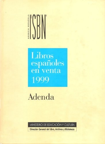 LIBROS ESPAÑOLES EN VENTA, 1999. ADENDA, de Equipo Staff | portada del libro