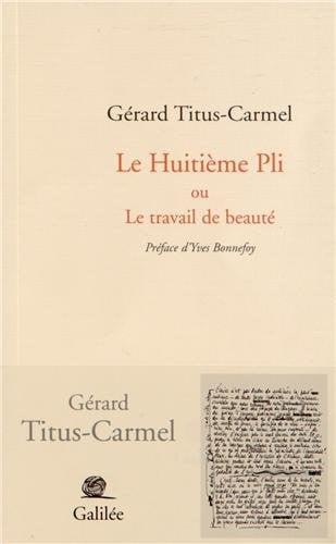 LE HUITIEME PLI, de TITUS-CARMEL G | portada del libro