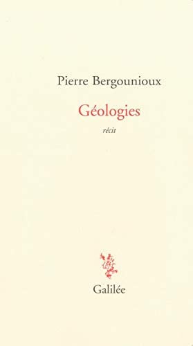 GEOLOGIES, de BERGOUNIOUX | portada del libro