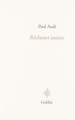 RECLAMER JUSTICE, de AUDI PAUL | portada del libro