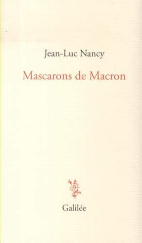 Mascarons de Macron, de NANCY JEAN-LUC | portada del libro