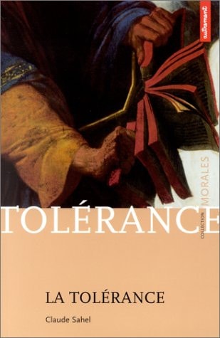 LA TOLERANCE, de Claude Sahel | portada del libro