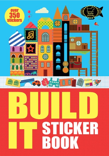 BUILD IT STICKER BOOK, de Lauren Farnsworth | portada del libro