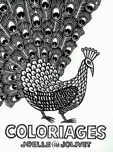COLORIAGES, de Joëlle Jolivet | portada del libro